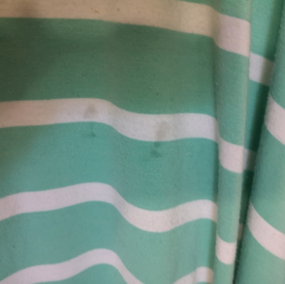 Torrid Mint and White Stripe Jersey Dress - Picture 2 of 3